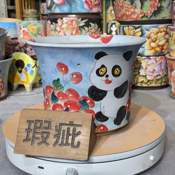 红陶景德镇艺术手绘作品