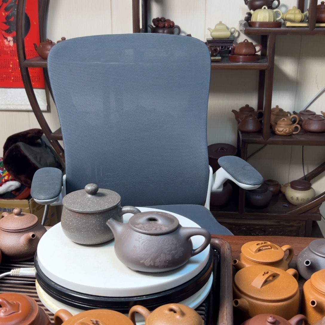 紫砂茶壶天青石瓢220