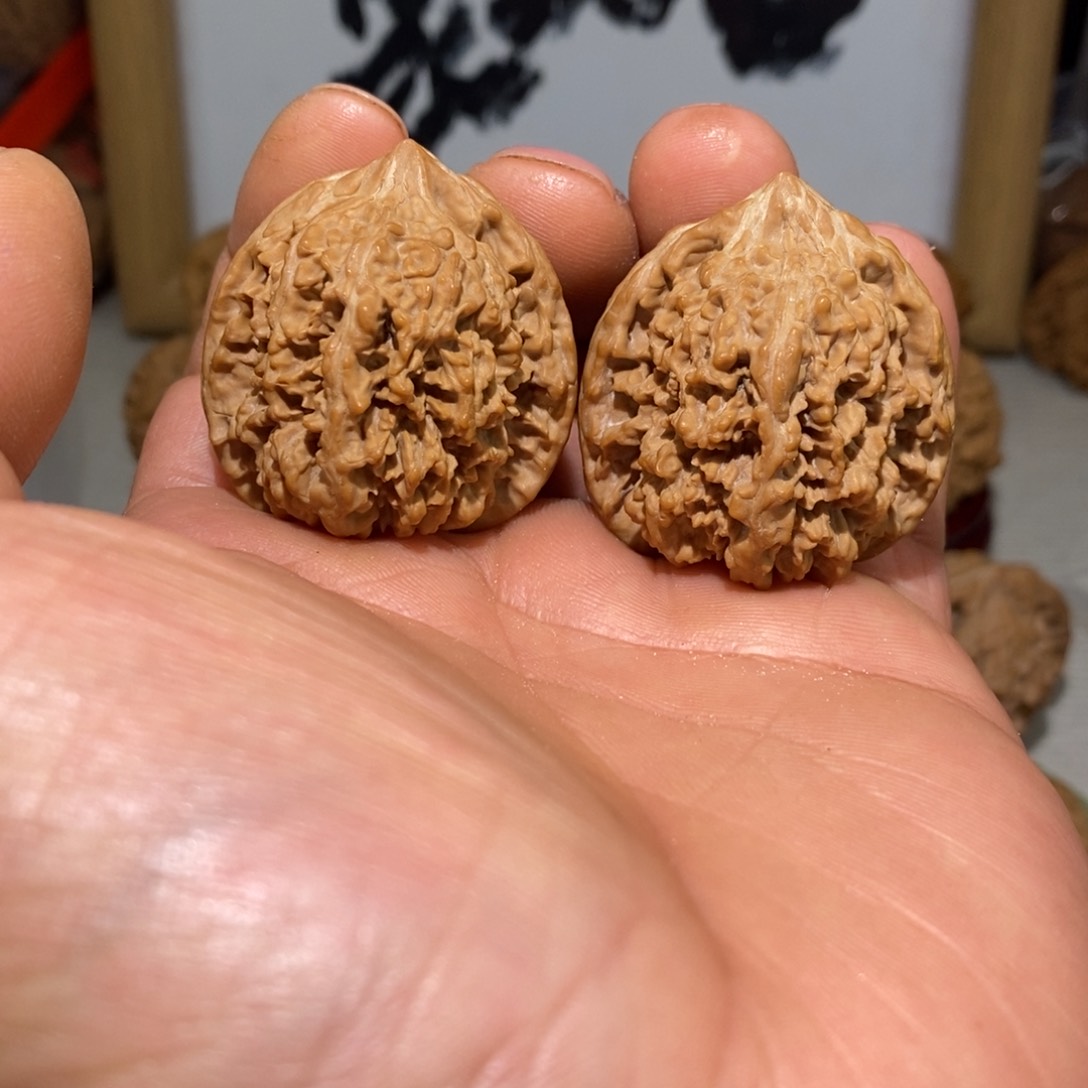 文玩核桃把件36尺满天星
