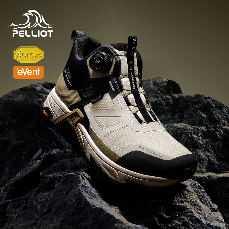 【MT-大师】伯希和中帮登山鞋男款eVent防水Vibram防滑户外徒步鞋女
