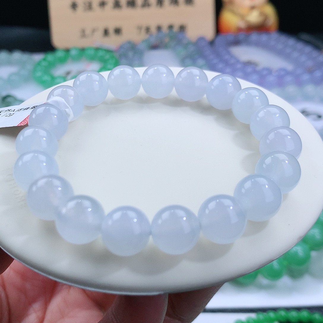 翡翠手链未镶嵌卡10