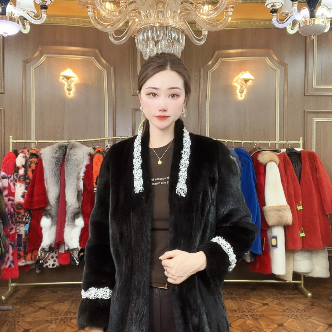 貂皮大衣时尚潮流