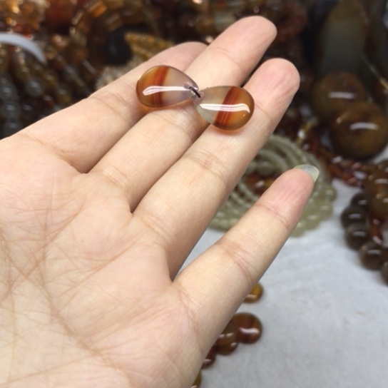 玛瑙/玉髓手链未镶嵌期*