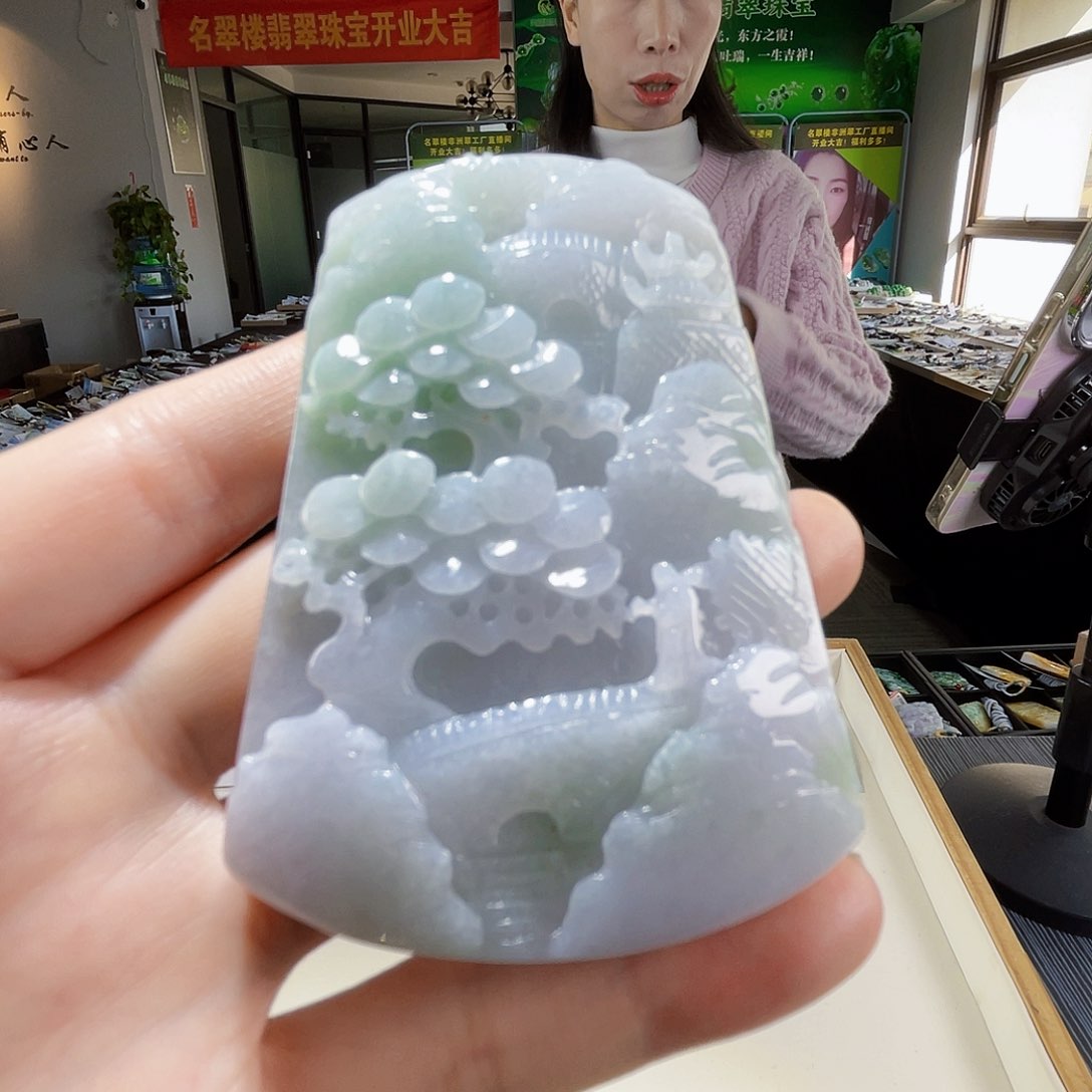 颈饰未镶嵌翡翠翡翠