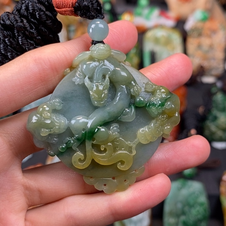 未镶嵌挂件翡翠天然翡翠A货
