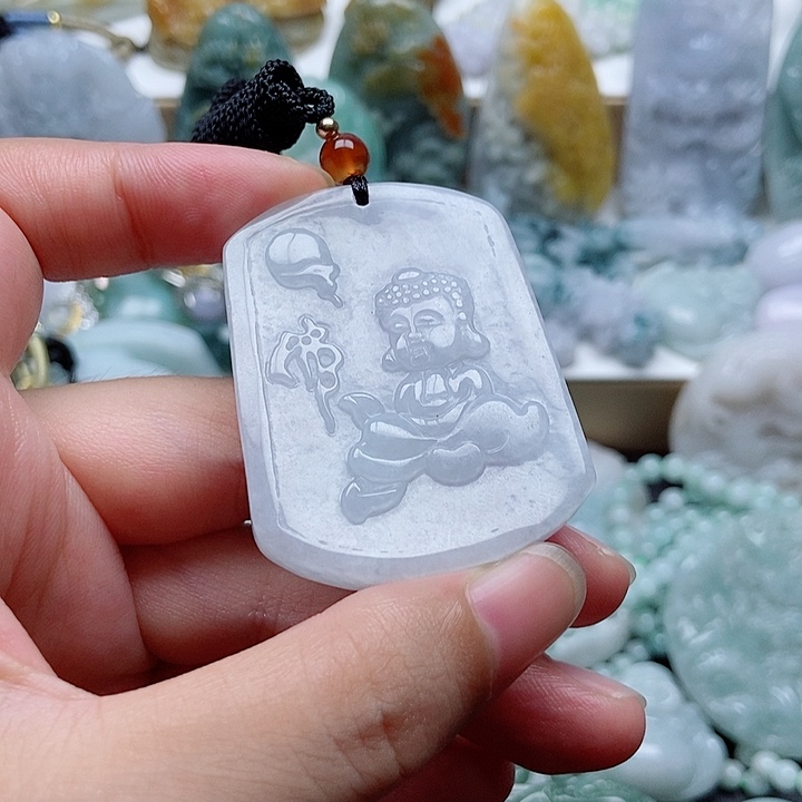 翡翠未镶嵌吊坠(不含链)1