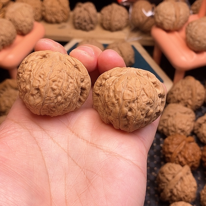 文玩核桃把件珍*乾隆磨