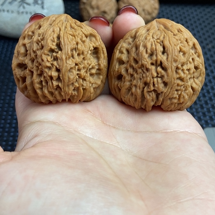 猴头核桃吊坠胡****下41寿桃