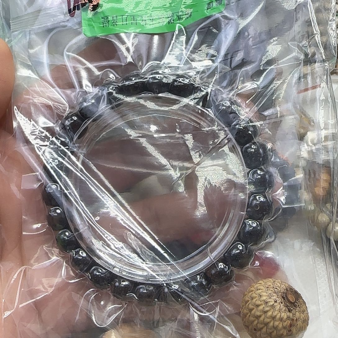 ****࿐手串星月菩提139傲世黑金星月菩提98单圈