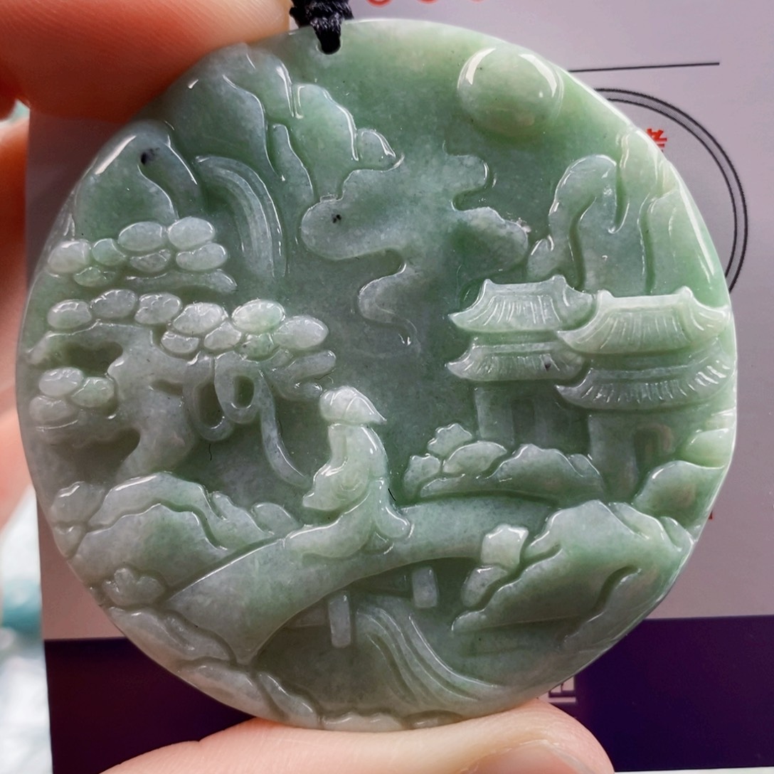 翡翠吊坠(不含链)未镶嵌