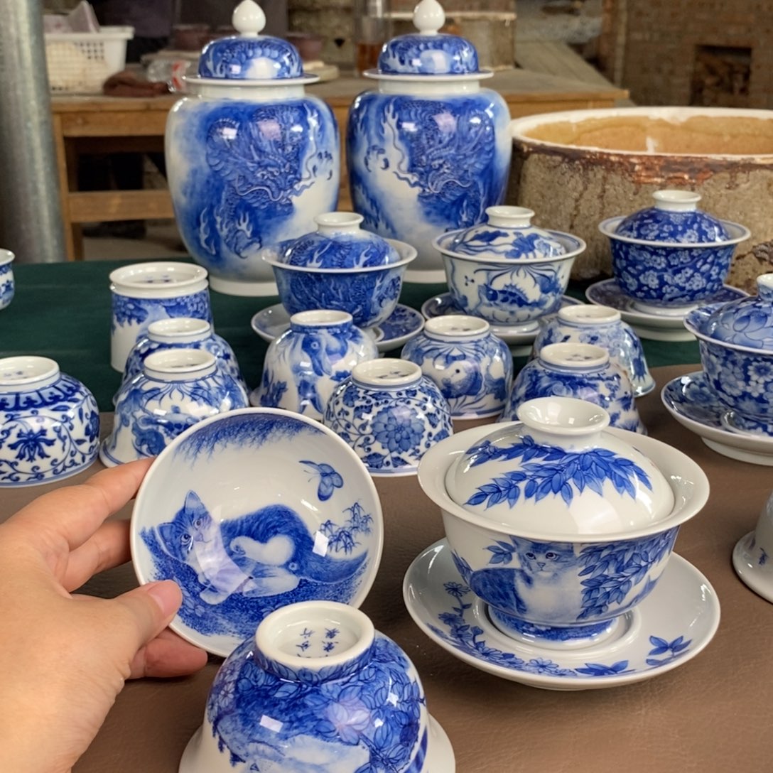 景德镇陶瓷手工手绘