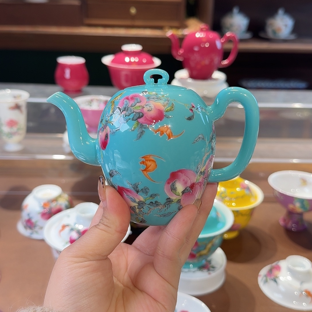 珐琅彩主人杯茶具套装