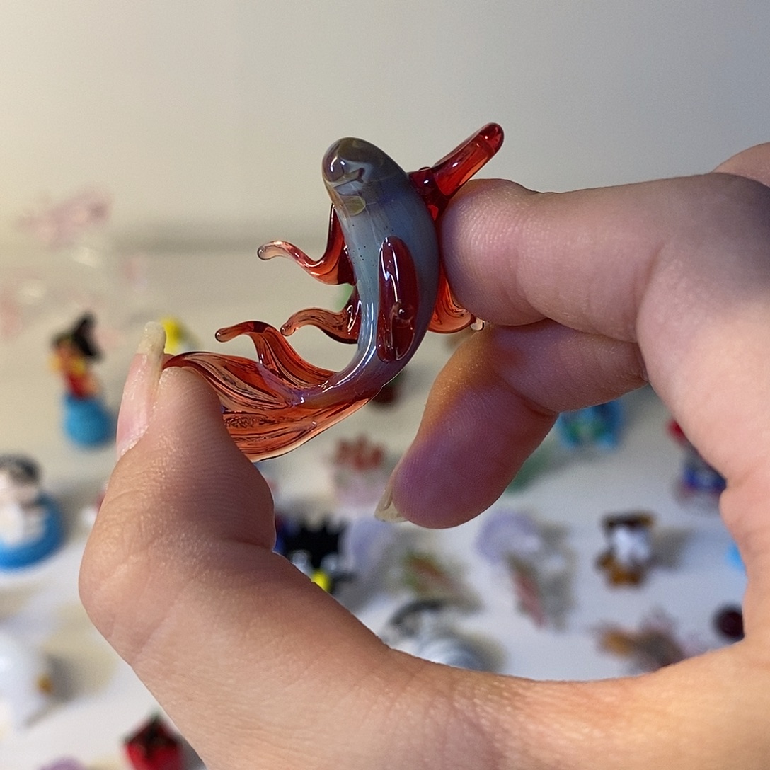 手工艺品琉璃吊坠鱼