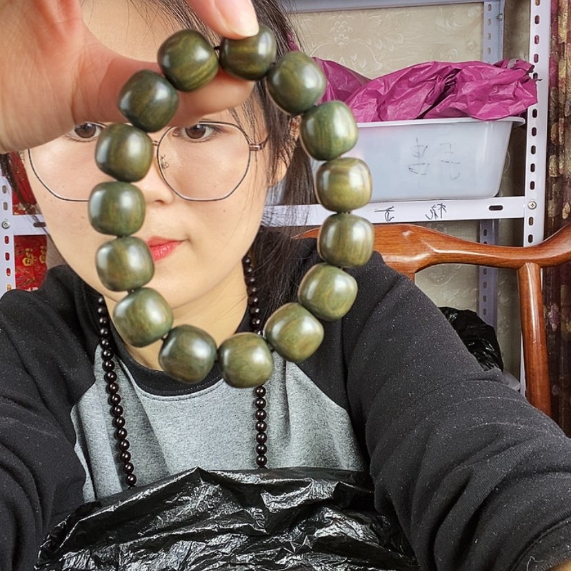 【闪购商品】东非黑黄檀（紫光檀）绿檀1.5老型