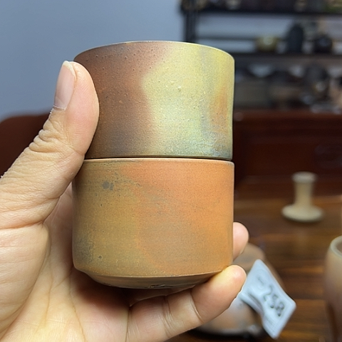 戬谷龙窑柴烧茶杯39