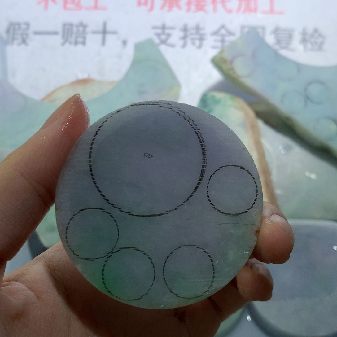 裸石翡翠天然缅甸a货55