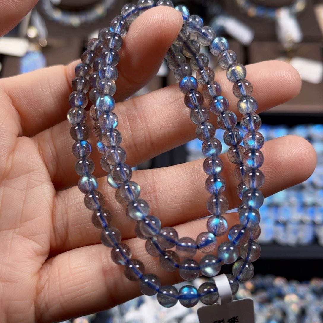 长石手链未镶嵌5.2左右