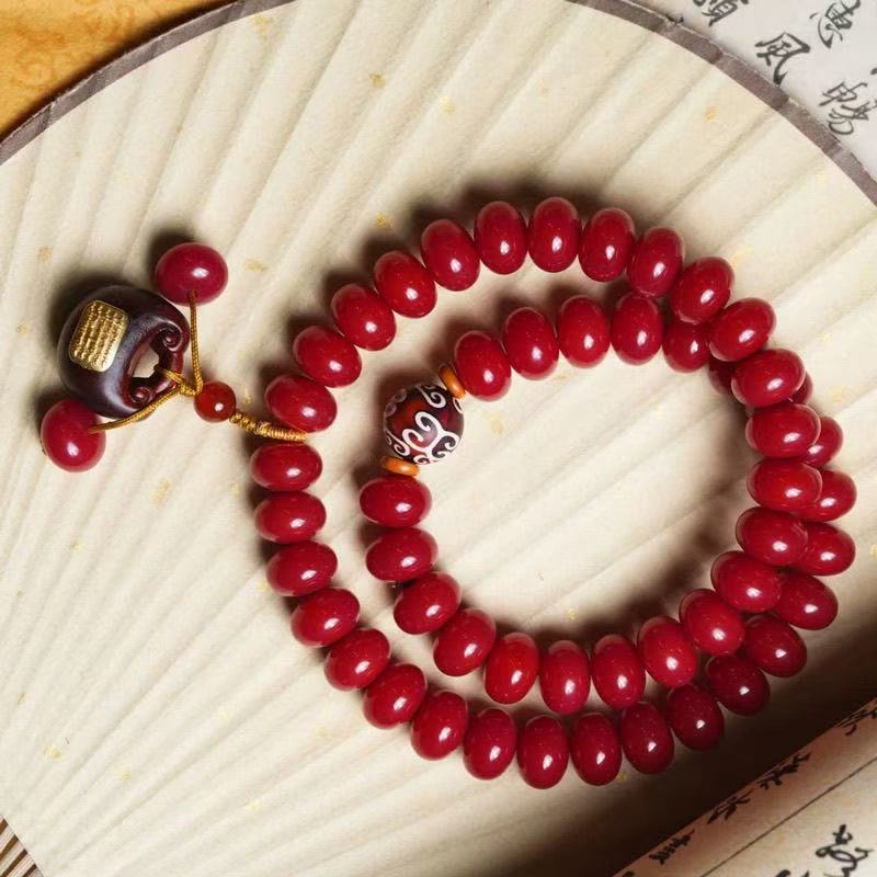 2菩提PT-035红玉菩提双圈手串(无礼盒）