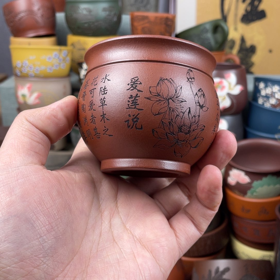紫砂茶杯紫砂茶杯