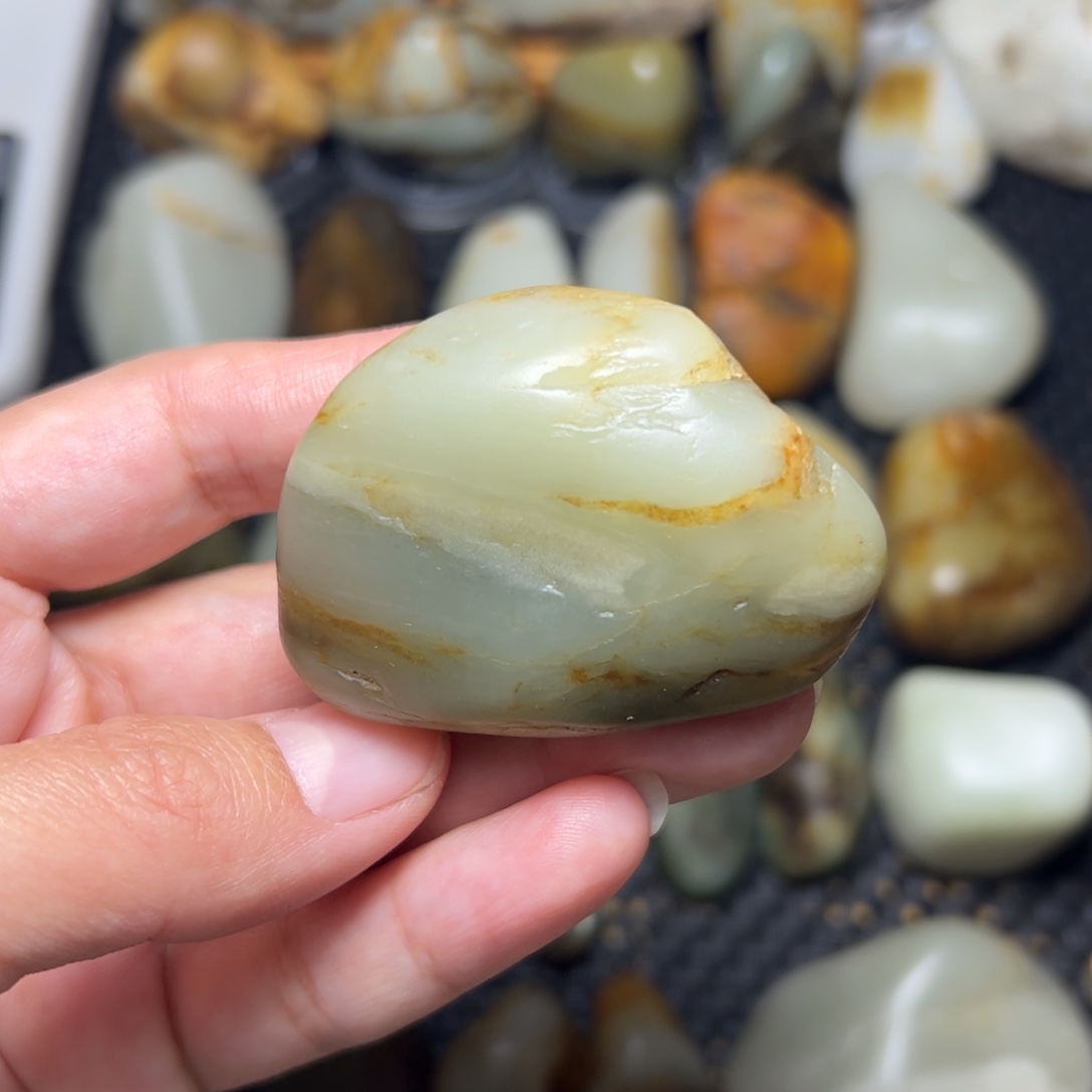 和田玉未镶嵌挂件6