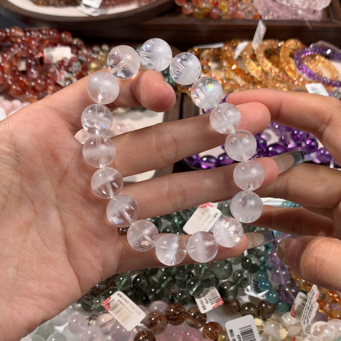 水晶手链未镶嵌蕾*白幽灵