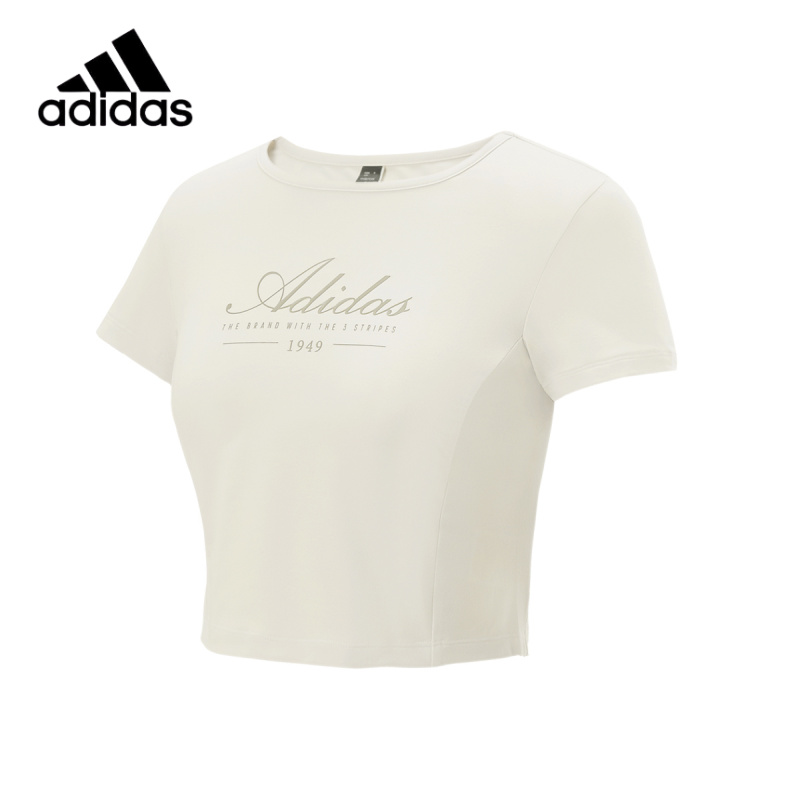 Adidas阿迪达斯短袖夏款女款T恤跑步训练运动健身时尚百搭KB1153
