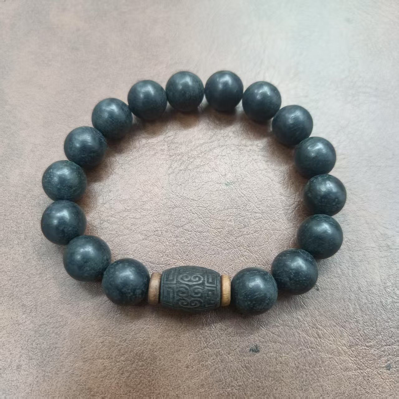 《乐壹木作》降真香1.2单圈雕手串 986