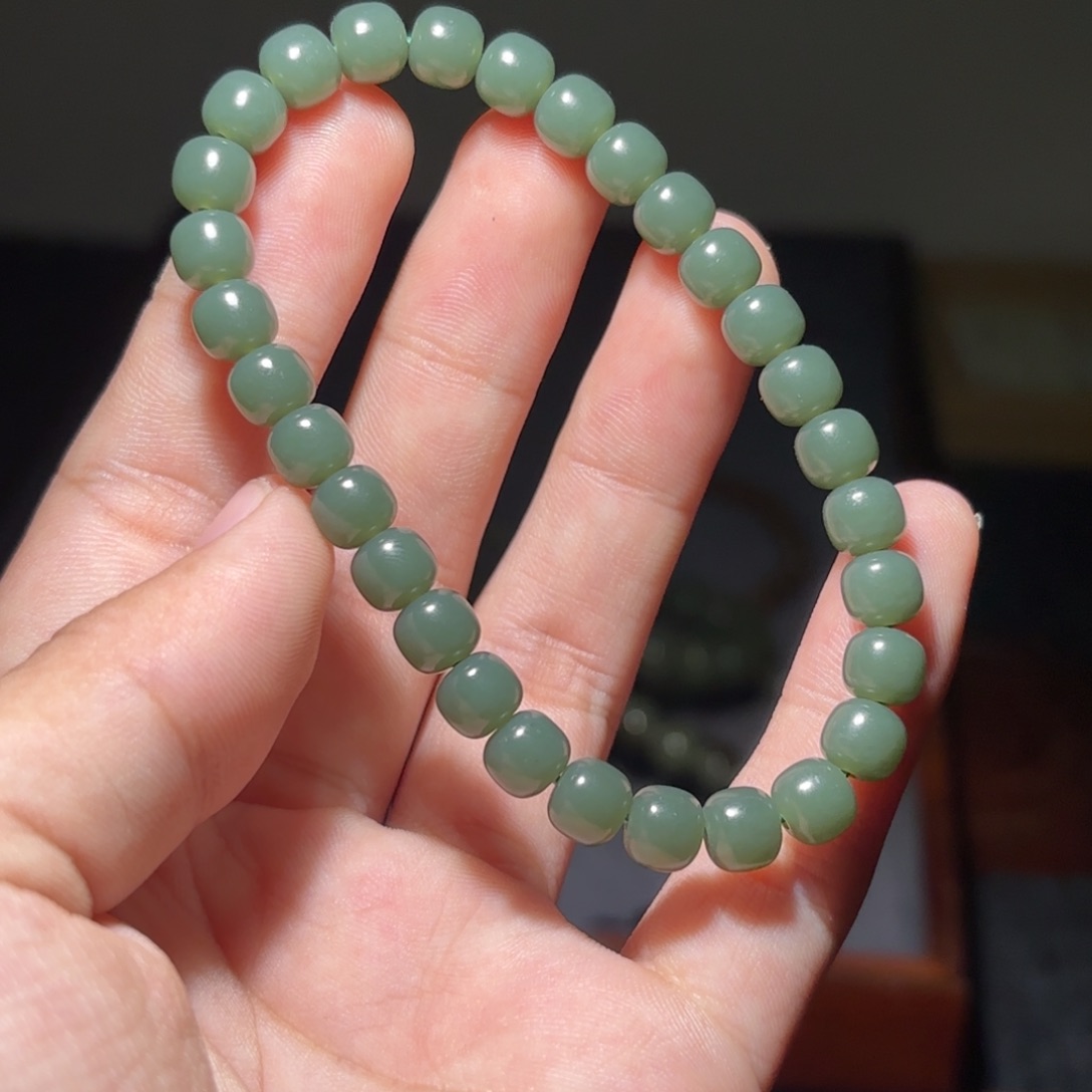 和田玉未镶嵌手链