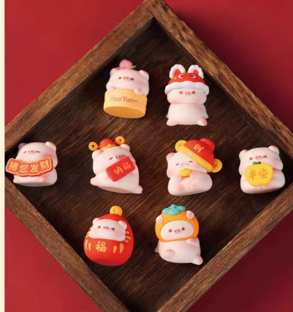 YY潮玩 宝运猪系列潮玩盲盒