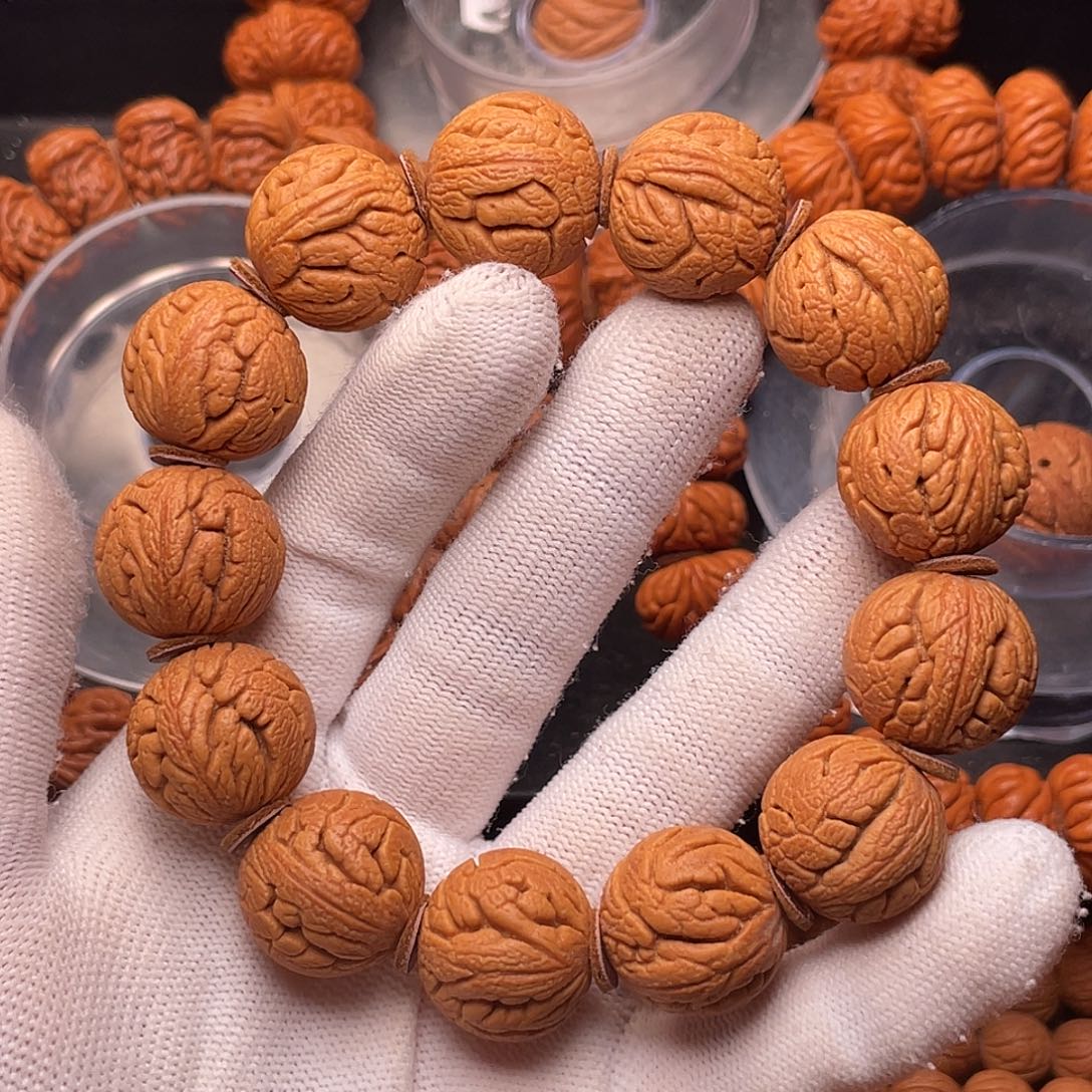 手串桃核精品金丝龙珠2.0