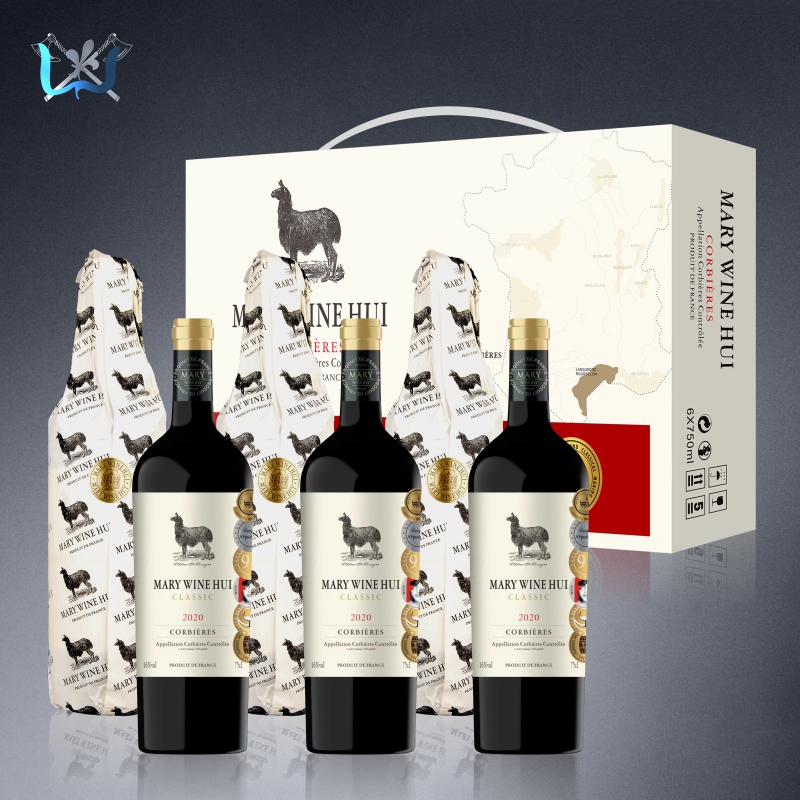 【席姐的酒】玛利酒荟羊驼荣耀干红葡萄酒16度750ML*6瓶