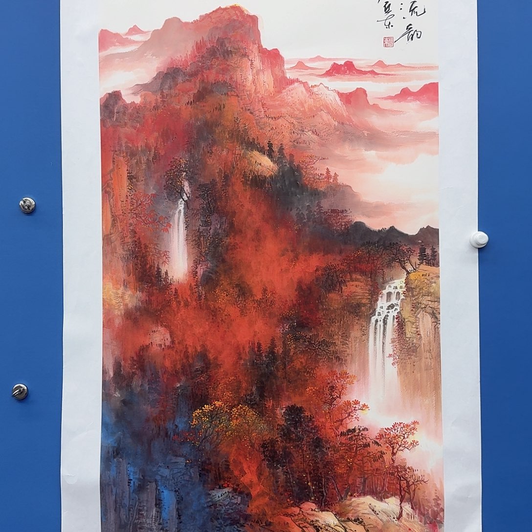 国画多次参加国内外大型