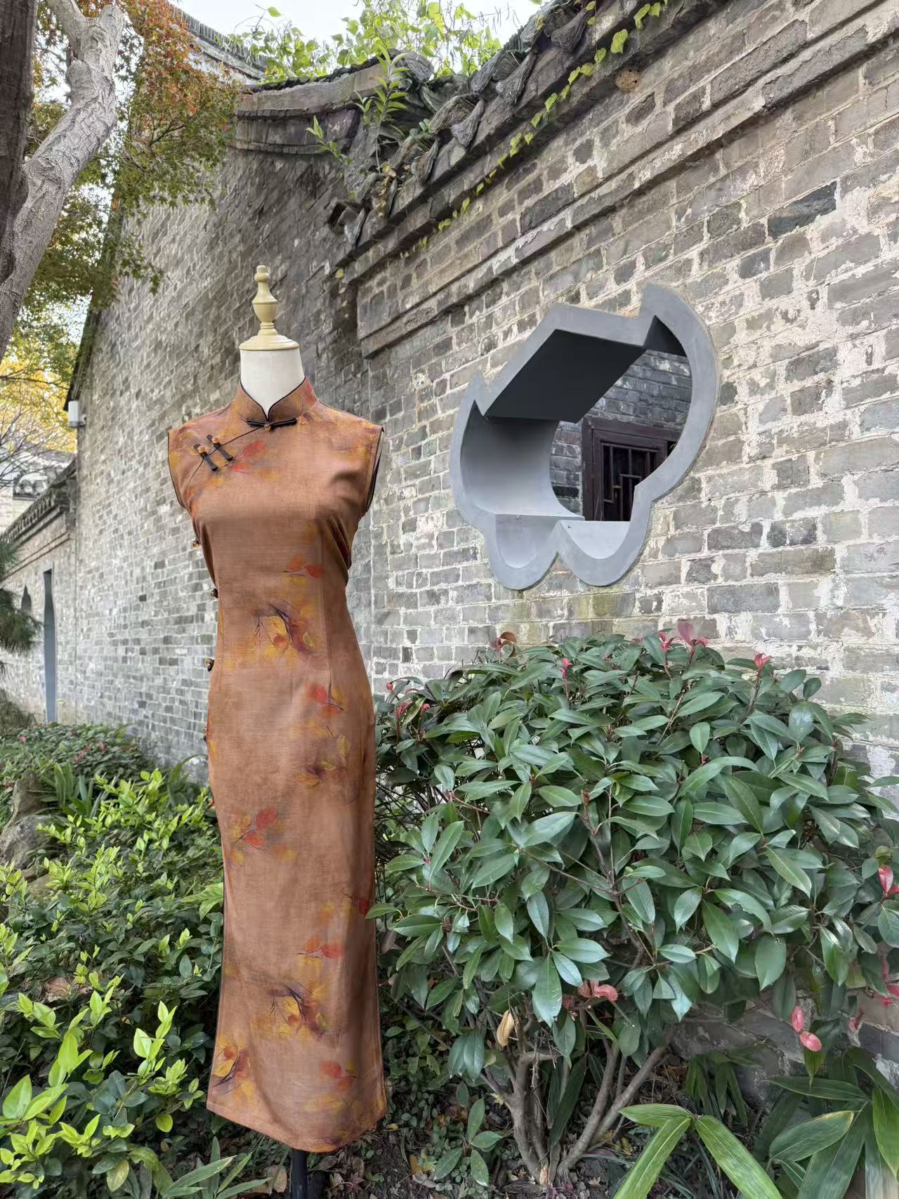 【秋叶】2025年新中式夏季新款复古百搭日常淑女旗袍