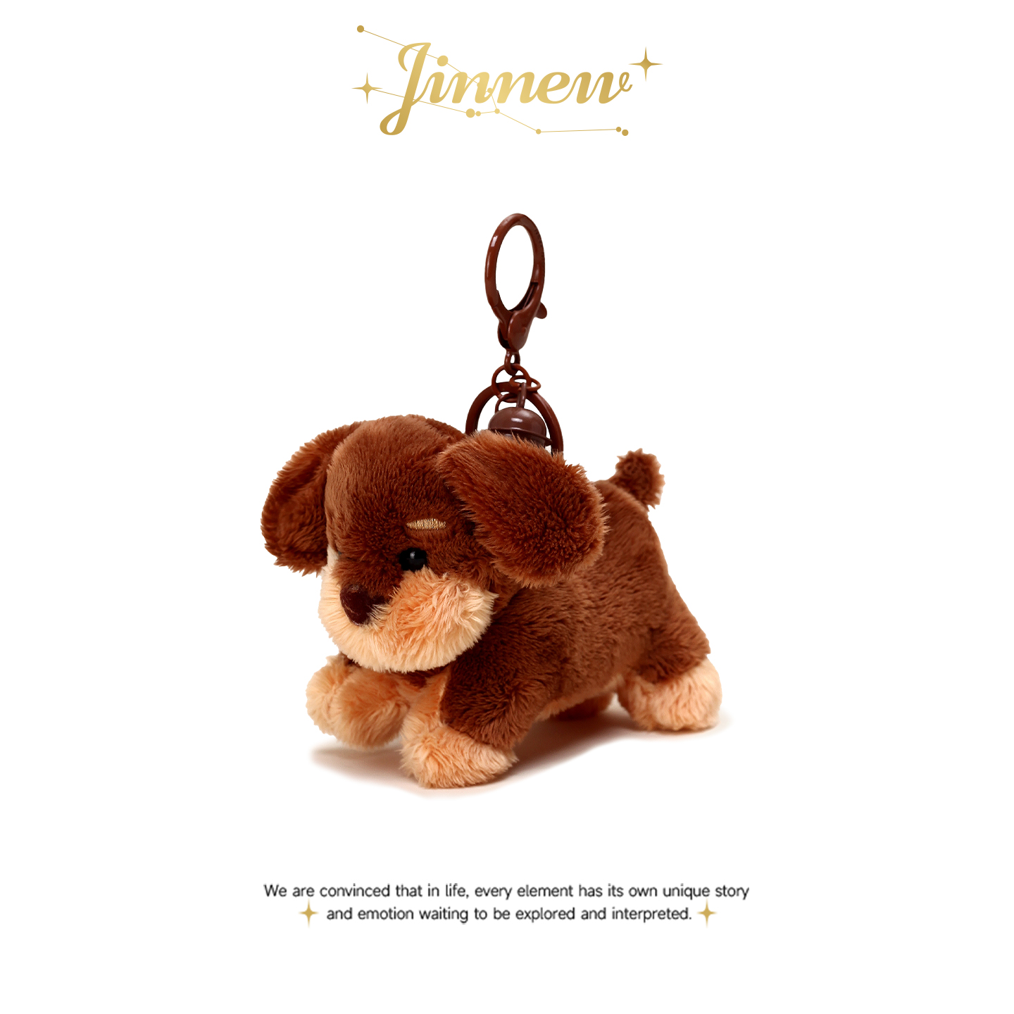 【福利款】jinnew原创设计腊肠狗摇晃发生小狗叫钥匙扣挂件可爱礼品