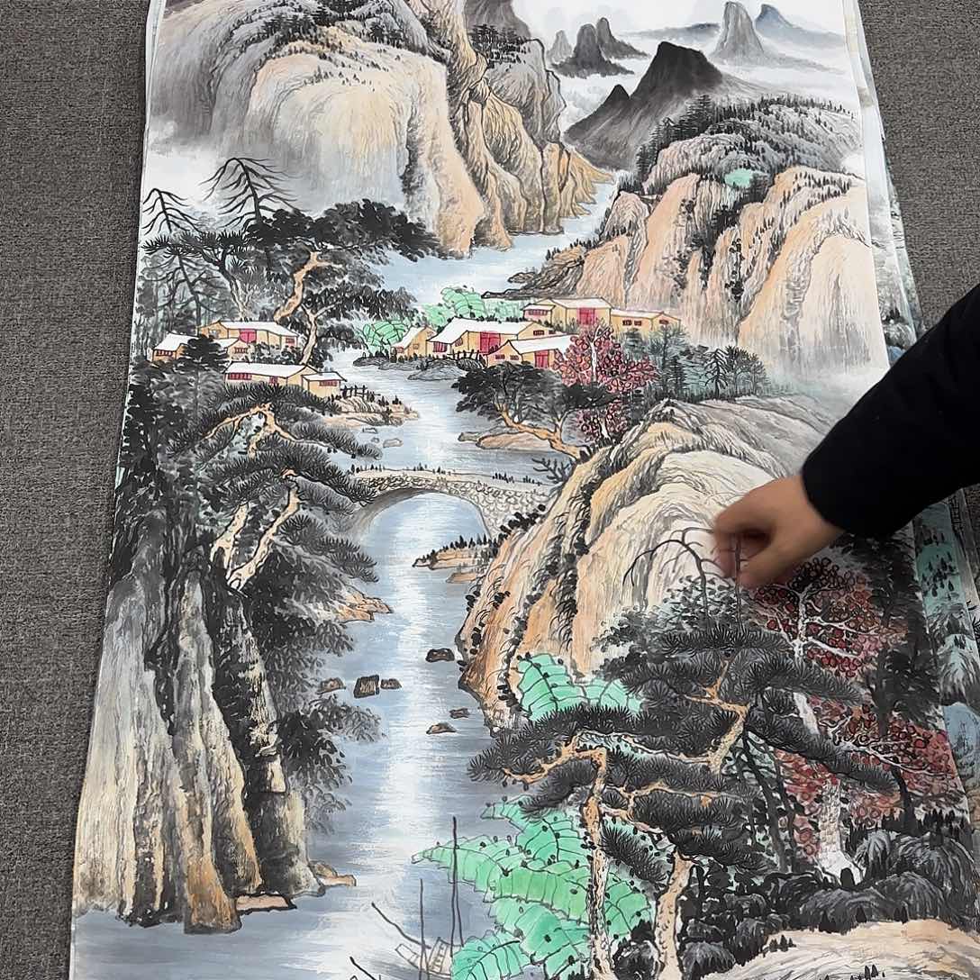 国画国画作品多次入选国内外