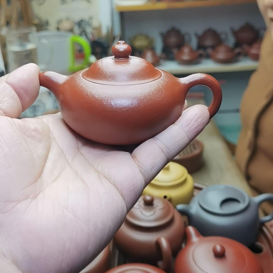 哇***哆紫砂茶壶朱泥大红袍玉乳壶，120CC容量