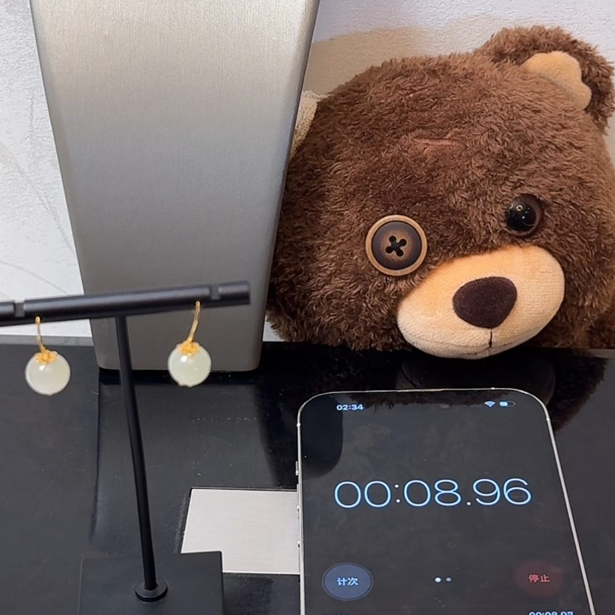 壹屿珠宝     121199  和田玉典藏级耳饰