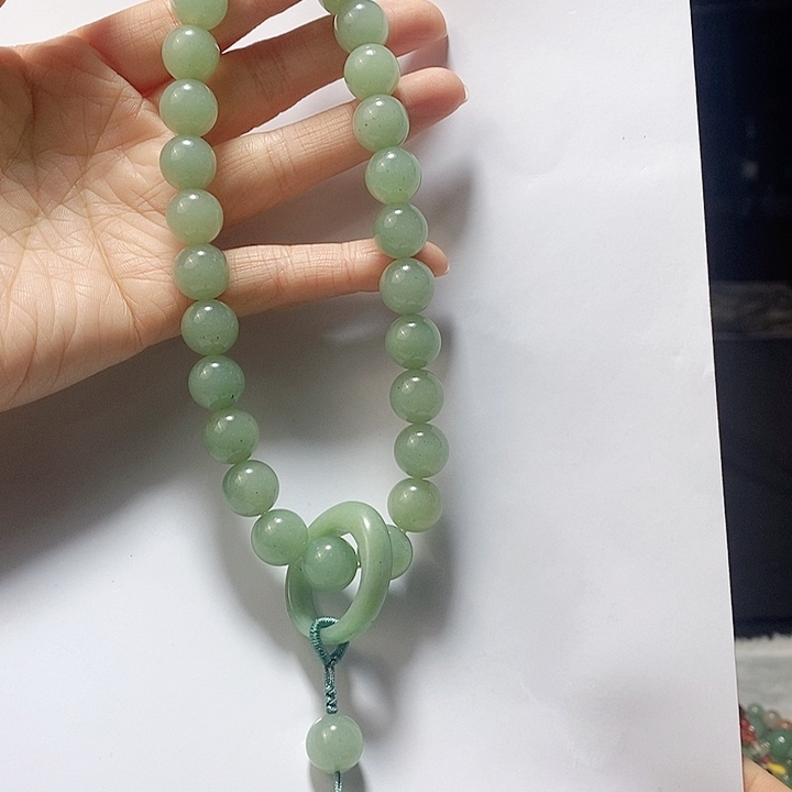 密玉（石英质玉）手链未镶嵌