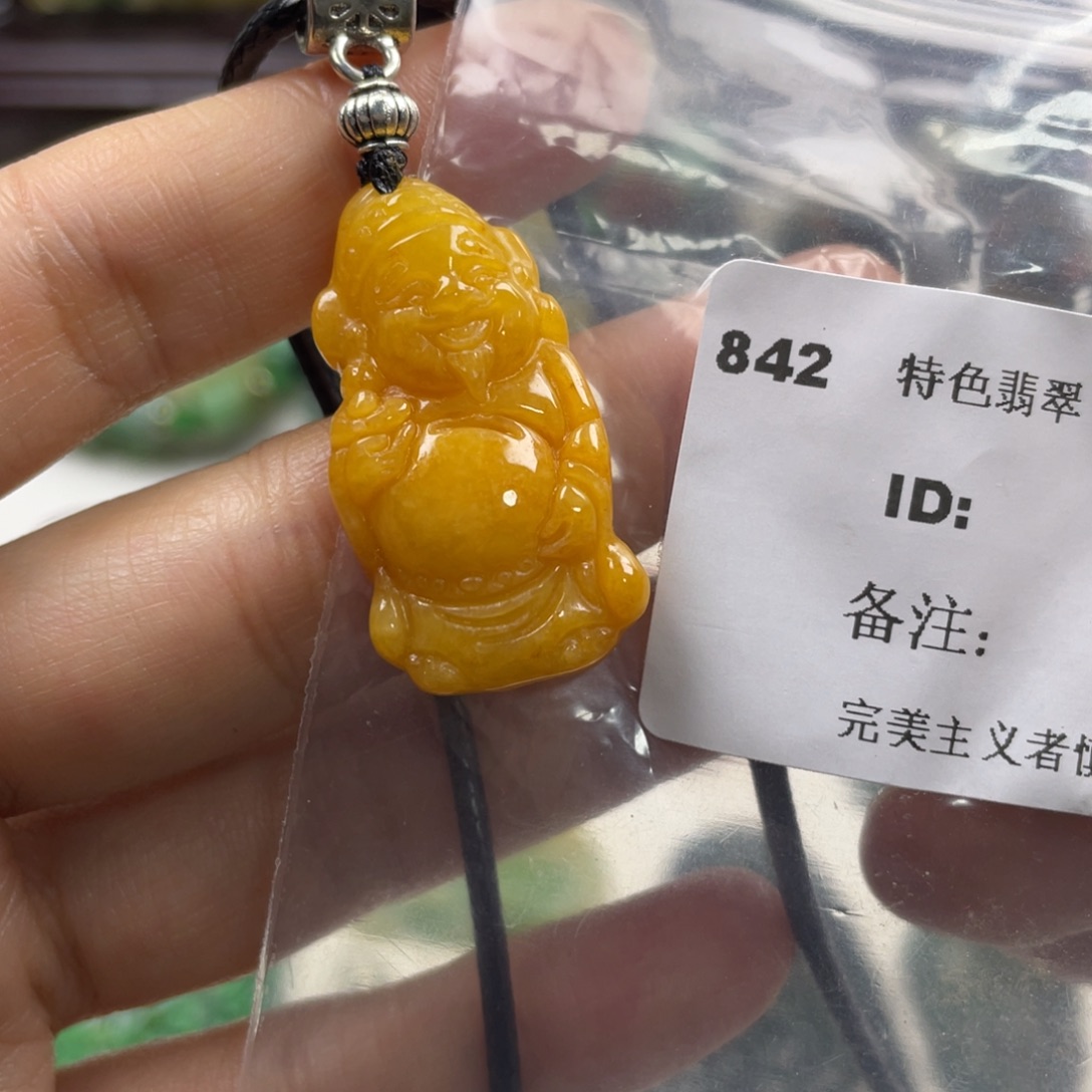 翡翠未镶嵌颈饰牌子