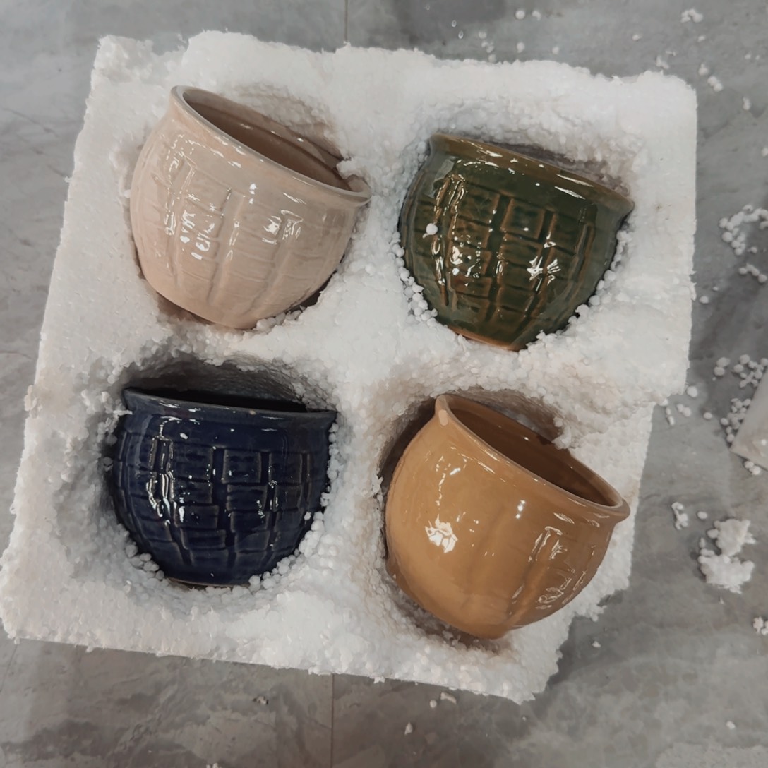 紫砂花盆粗陶盆 呀