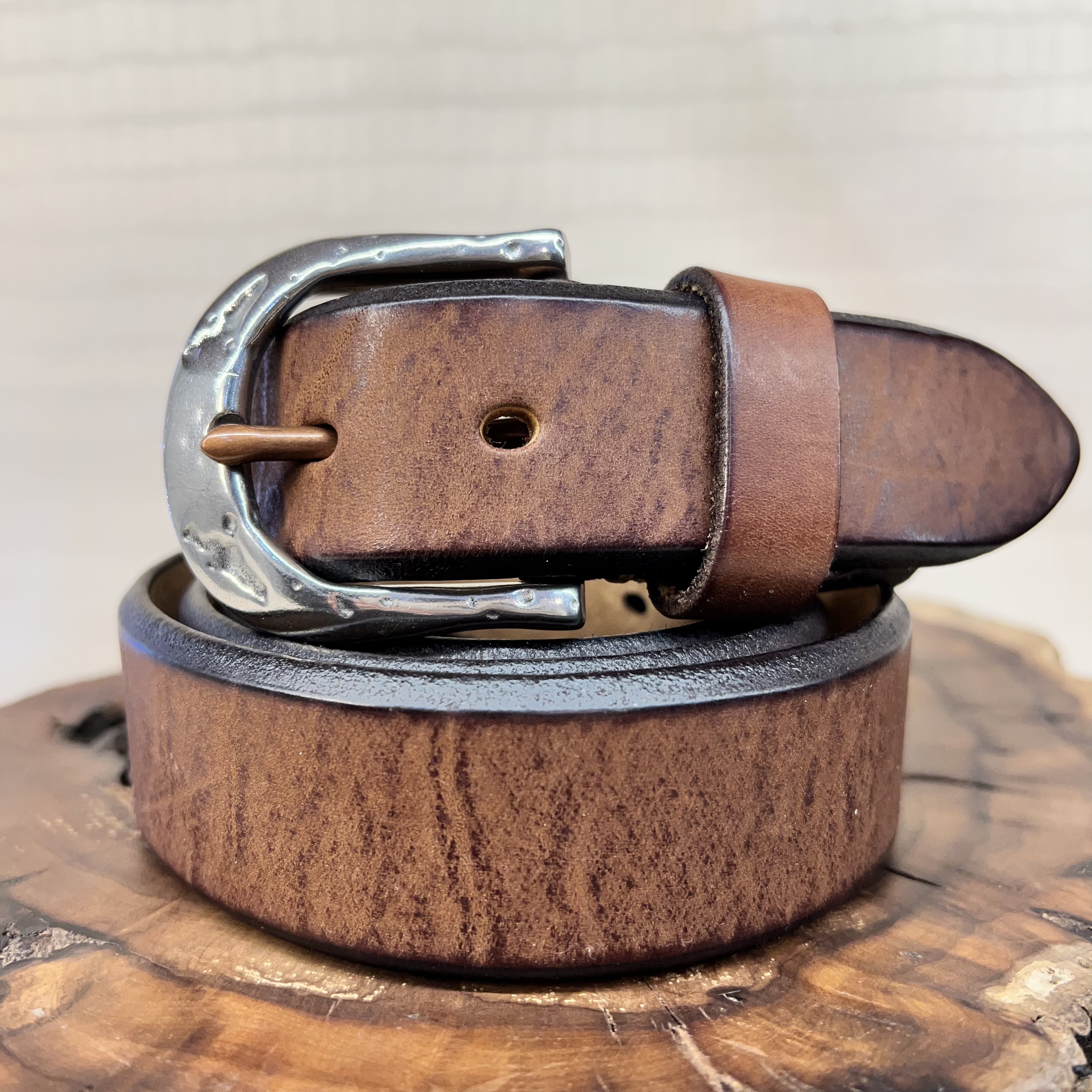 10号手工制作牛皮男腰带经典复古休闲百搭男腰带