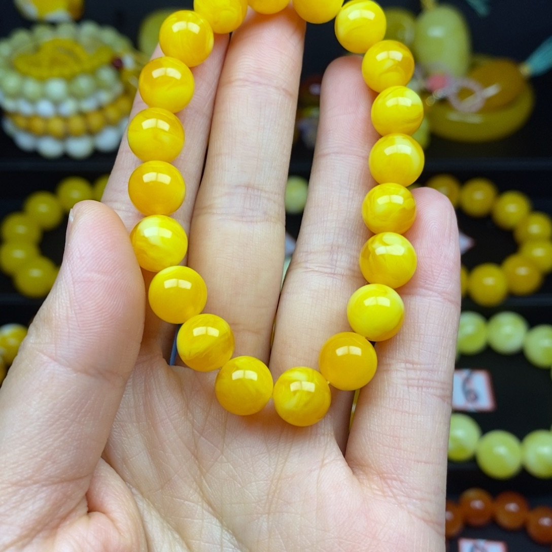 孝***勤10老蜡手串一条精品