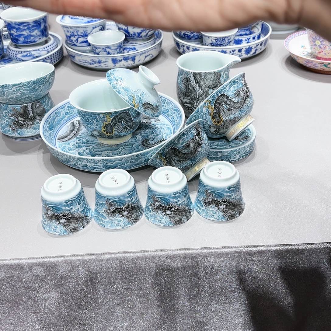 盖碗景德镇高温茶具