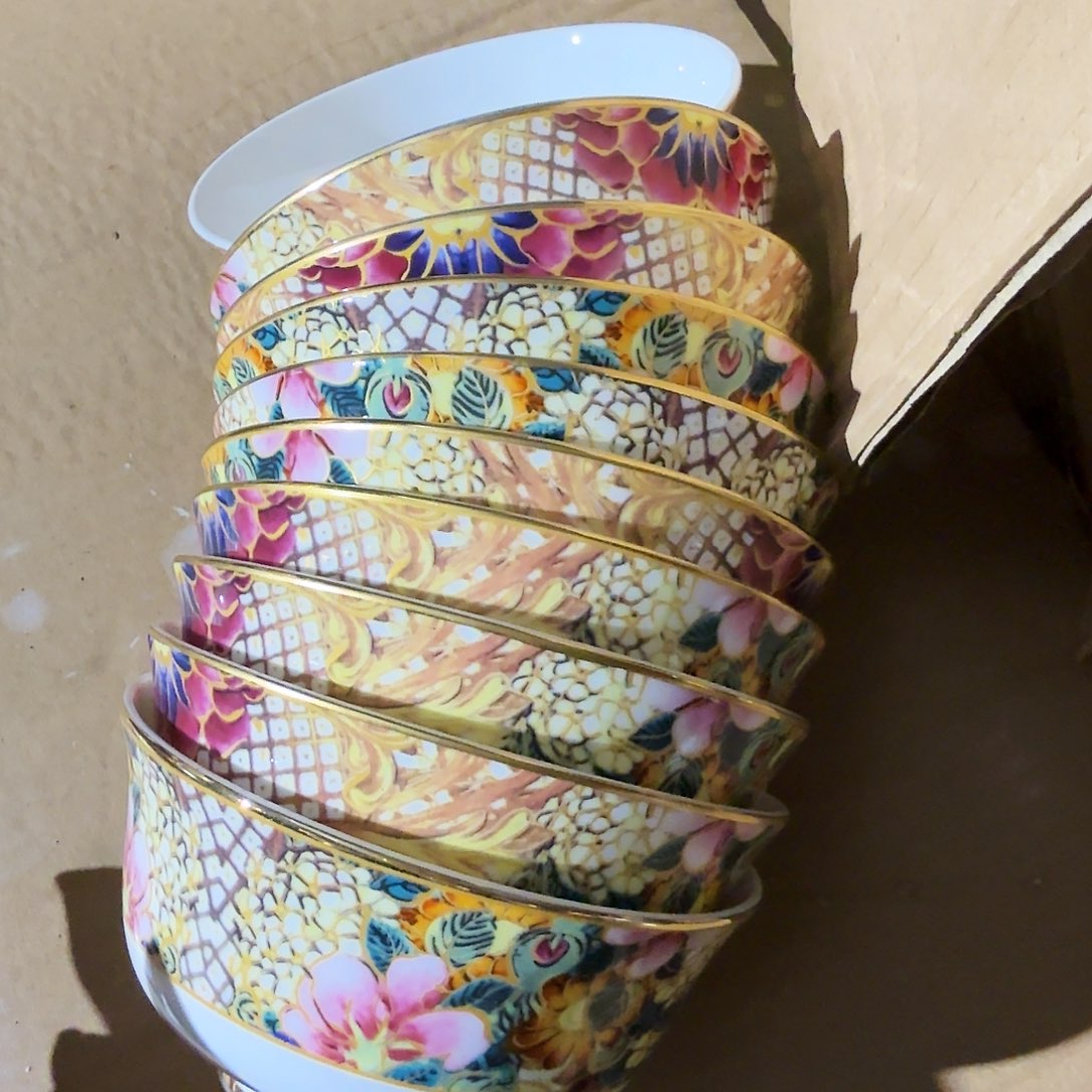 旧***城瓷片骨瓷陶瓷餐具家用工厂清仓