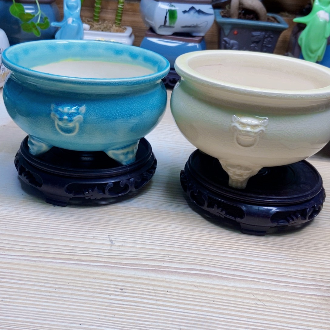 瓷片陶瓷花盆陶瓷艺术