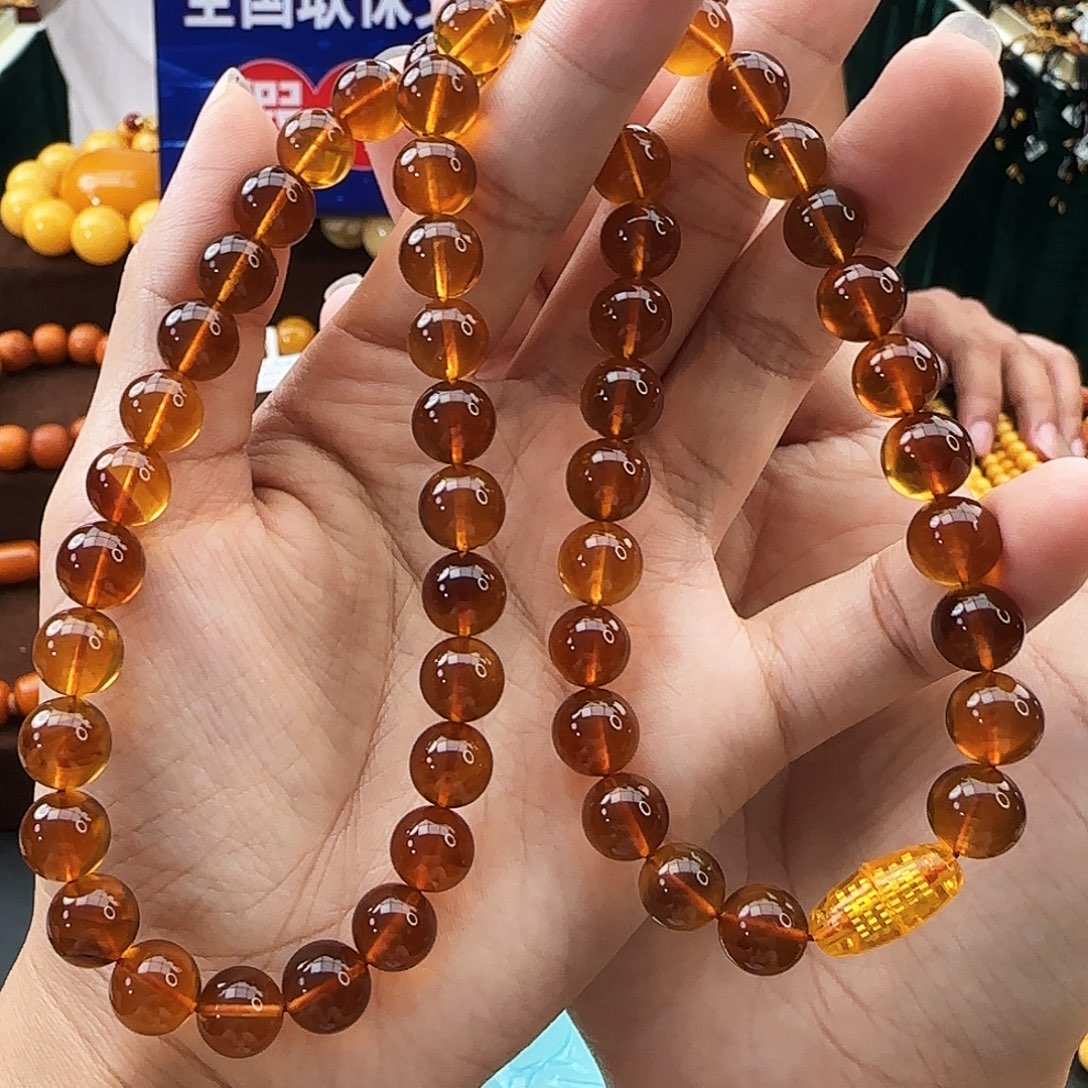 琥珀颈饰未镶嵌特价清仓