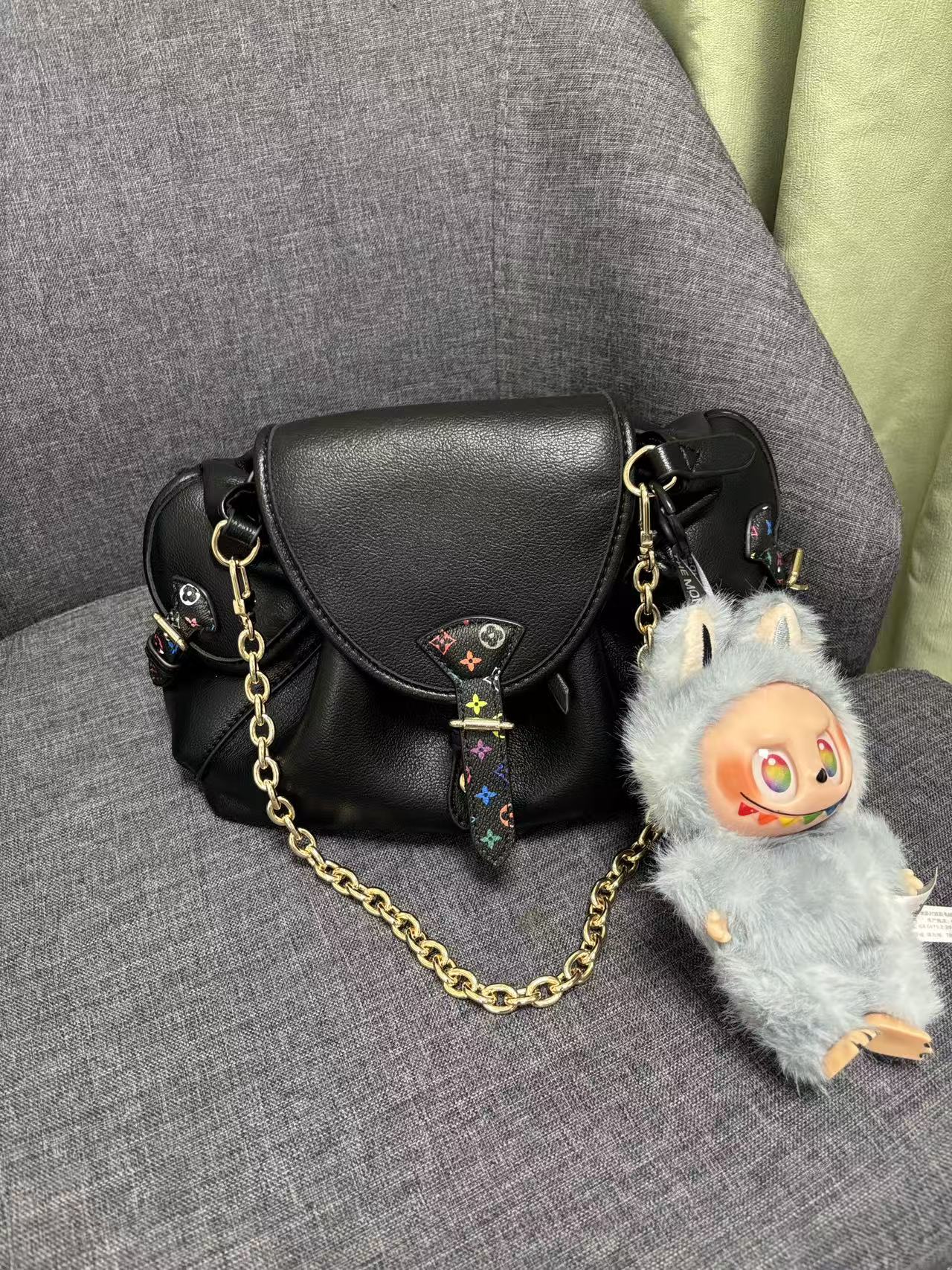 七彩驴，女包时尚百搭女士复古小众斜跨单肩女包