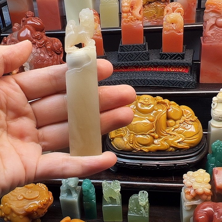 寿山石印石寿山石手工雕刻