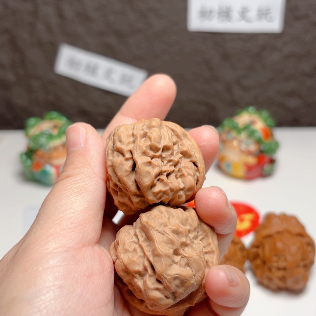 文玩核桃把件你*星蛤蟆头