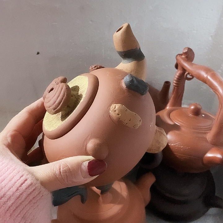 全手工制作宜兴紫砂茶壶